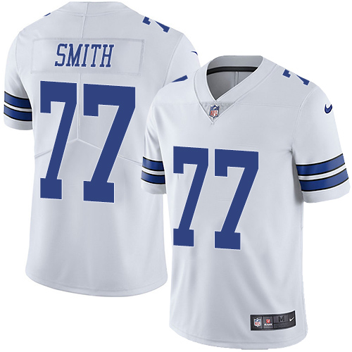 2019 men Dallas Cowboys #77 Smith white Nike Vapor Untouchable Limited NFL Jersey->women nfl jersey->Women Jersey